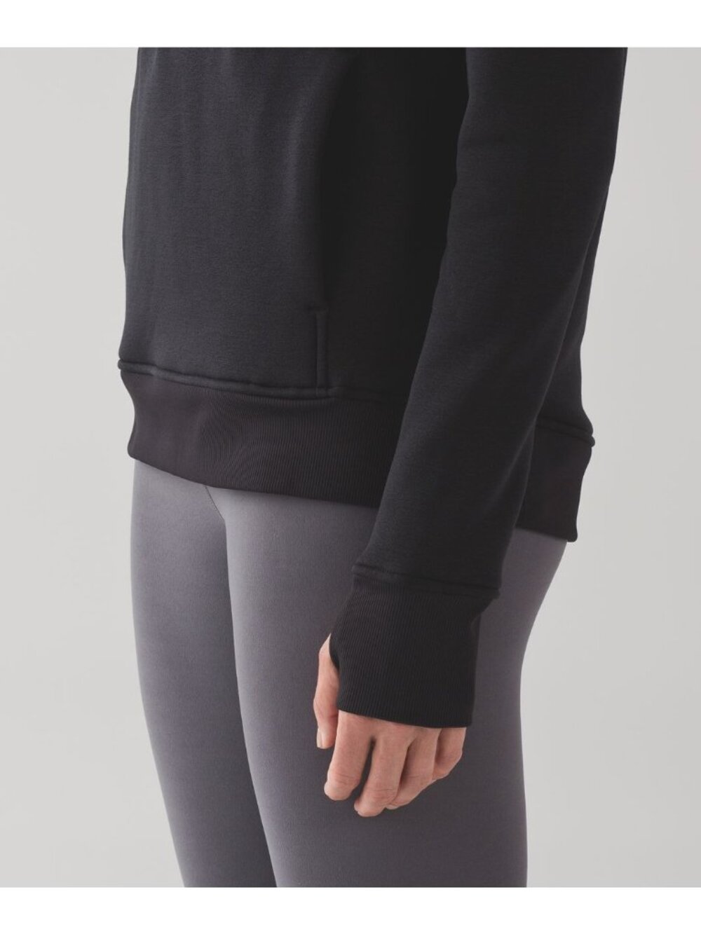 Lululemon Athletica Kick the Cold Funnel Neck Black 4 - Picture 7 of 12